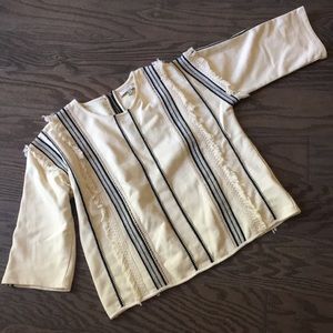 Anthropologie Eri + Ali Fringed Top